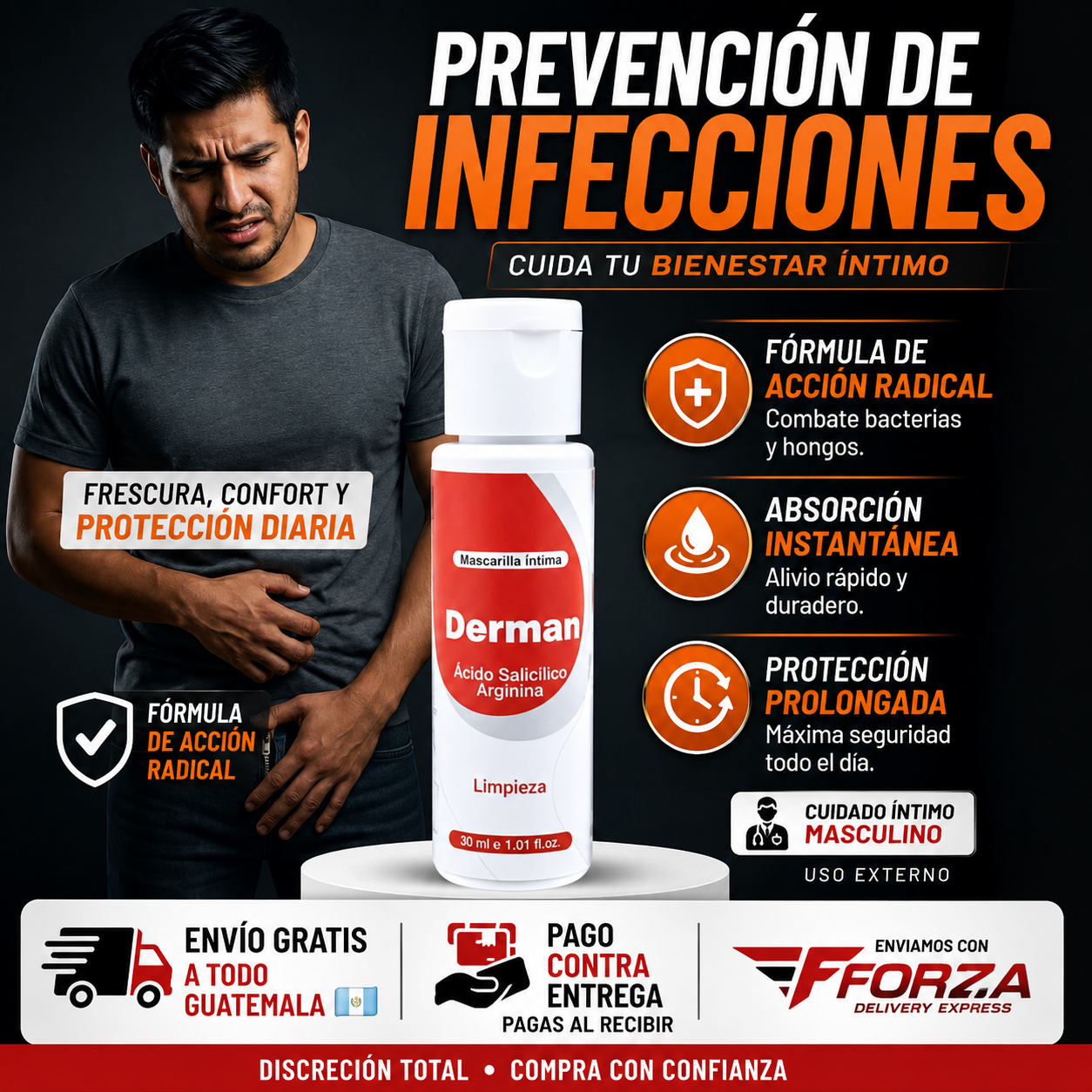 DERMAN- OLVIDATE DE LA BALANITIS Y LA CANDIDIASIS 🍆🍄🔥