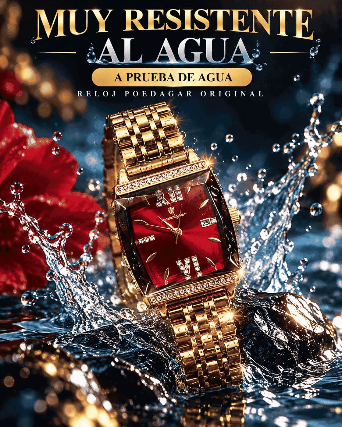 Reloj de Lujo POEDAGAR M4 Pro + Pila de Repuesto GRATIS 🎁 T.K