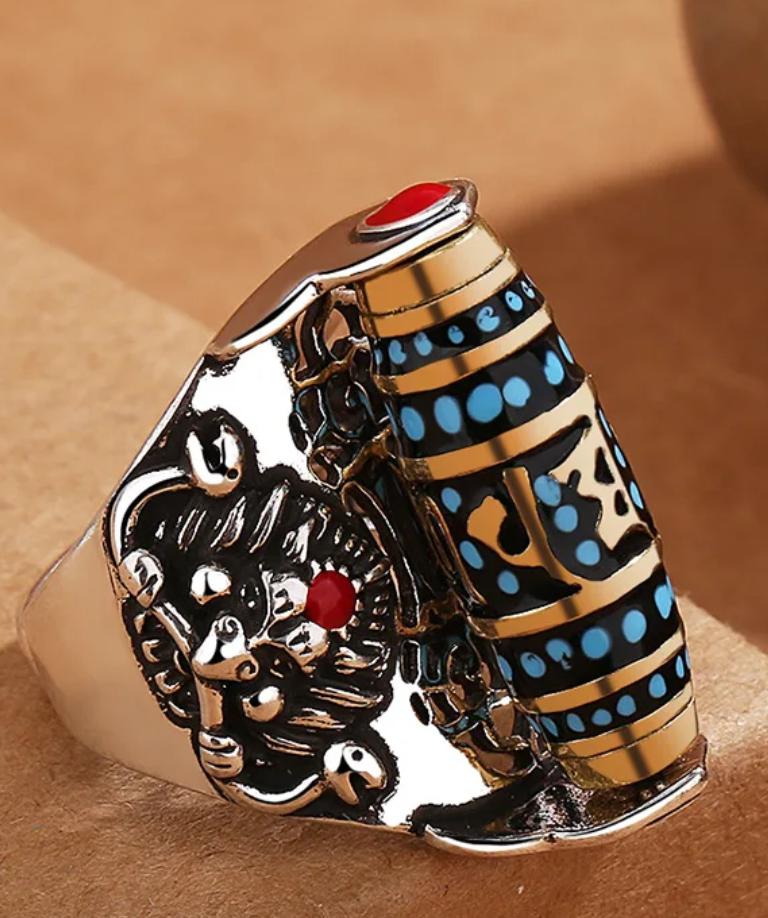 Anillo DZI Giratorio Regulable – Protección y Buena Energía